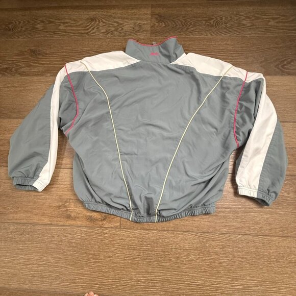 VINTAGE Women's Kaelin Tennis Warm-Up Tracksuit, sz L, Gray, 2 Piece, Athletic - Picture 10 of 16